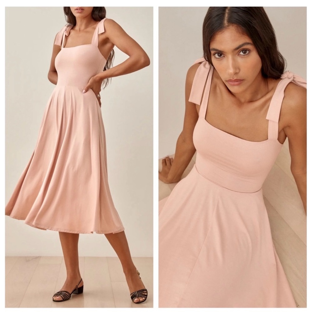 Reformation Blush Knit Dress - Size M